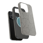 Cracked Concrete Texture iPhone Case with MagSafe compatibility  Shamo's
