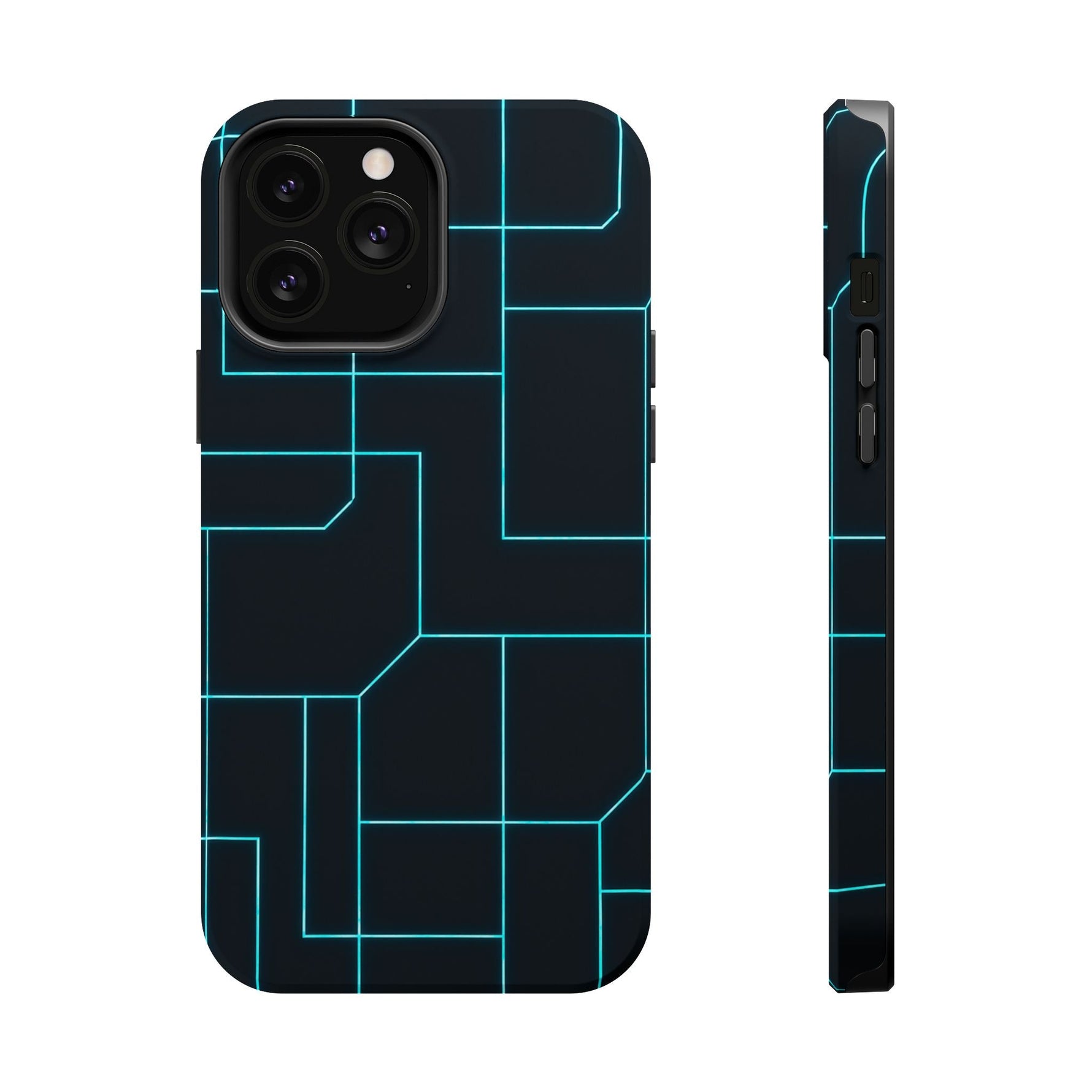 Neon Grid Magnetic Impact-Resistant iPhone Case | MagSafe compatible  Shamo's iPhone 13 Pro Max / Matte