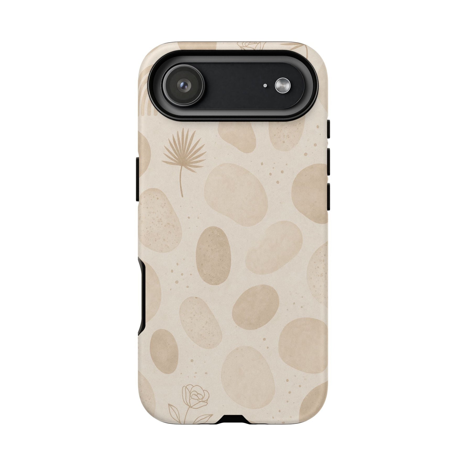 Neutral Pebble Pattern Tough iPhone Case  Shamo's iPhone 17 Air / Matte