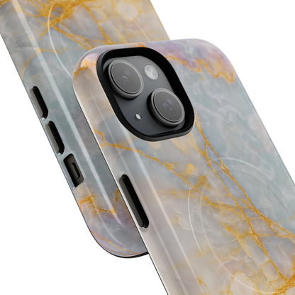 Marble Gold Vein iPhone Case (MagSafe Compatible)