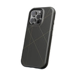 Black Geometric Design iPhone Case | MagSafe  Shamo's