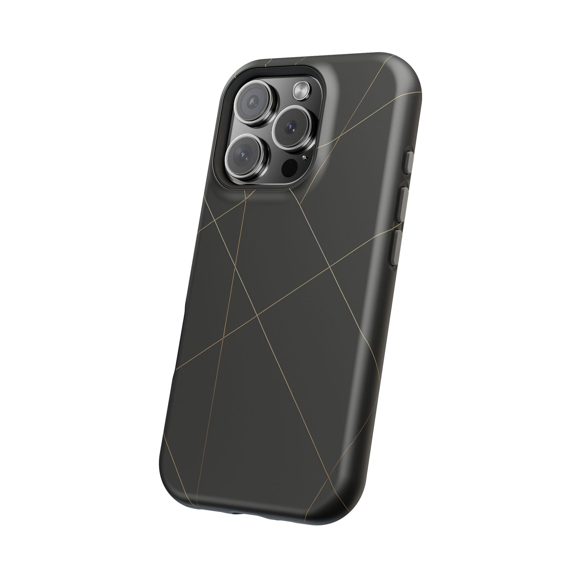 Black Geometric Design iPhone Case | MagSafe  Shamo's