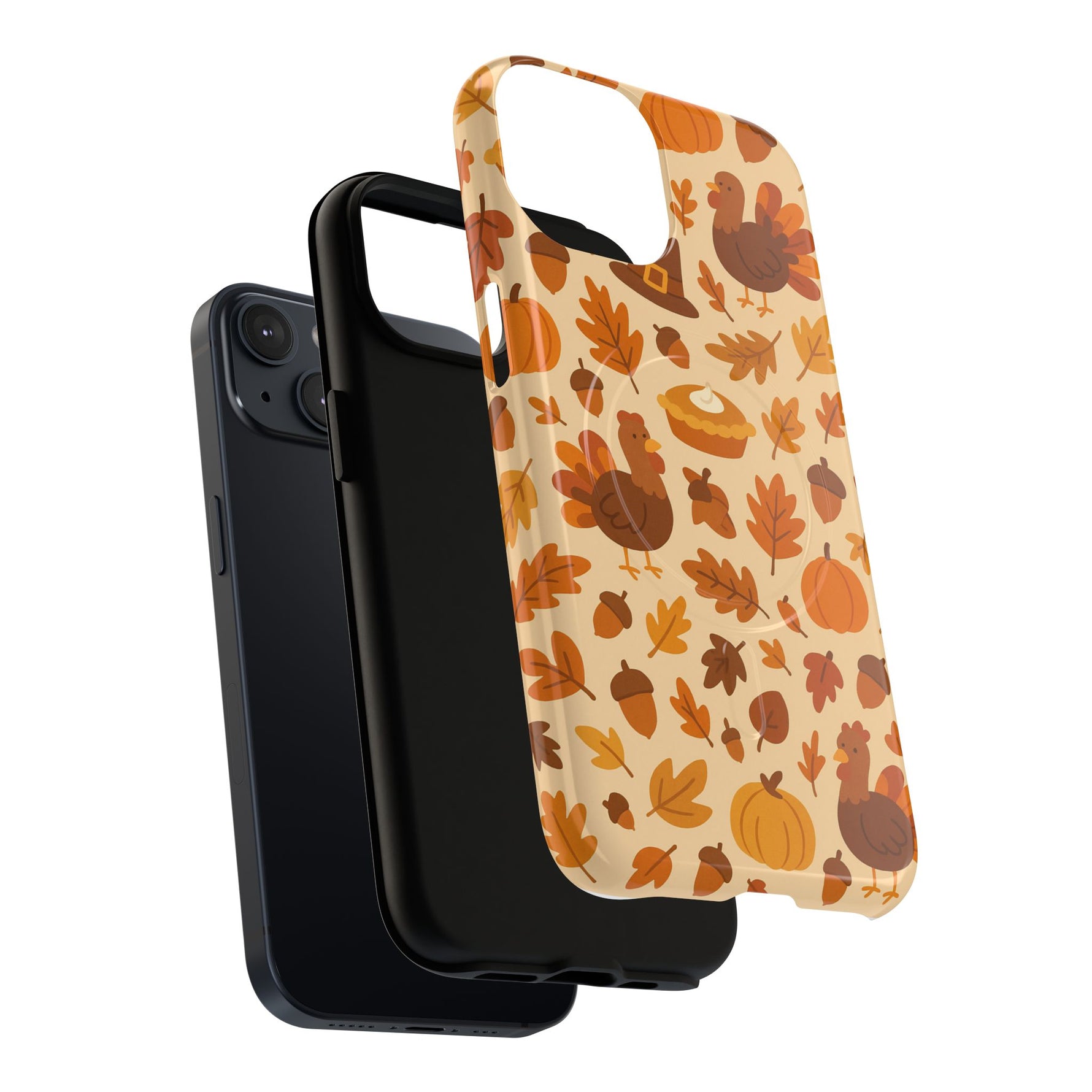 Thanksgiving-Themed Tough Magnetic iPhone Case | Compatible with MagSafe - Shamo's