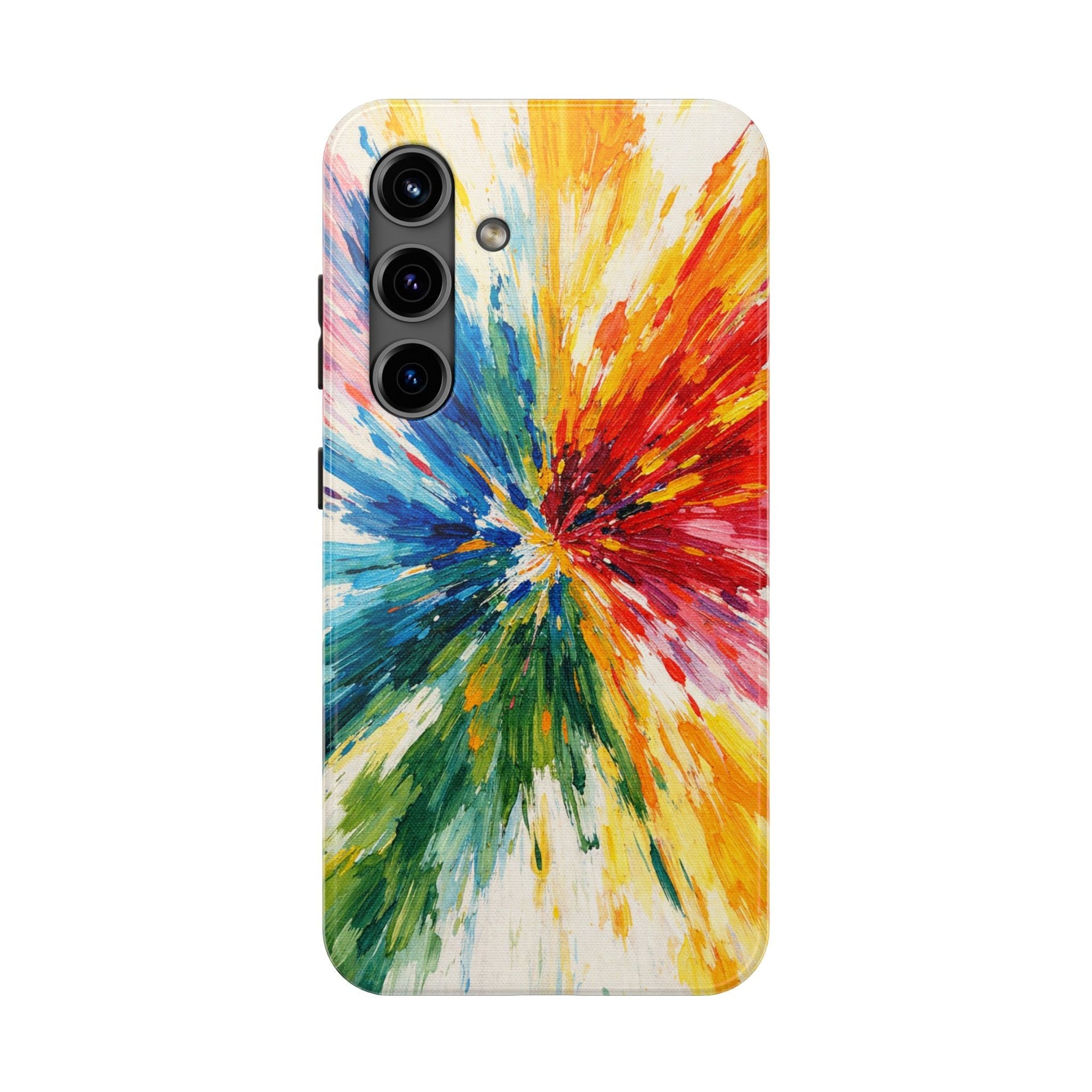 Vibrant Abstract Paint Explosion Impact Phone Case  Shamo's Samsung Galaxy S24
