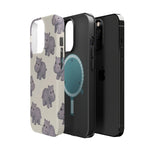 Cute Tiny Hippo Magnetic Impact-Resistant Phone Case