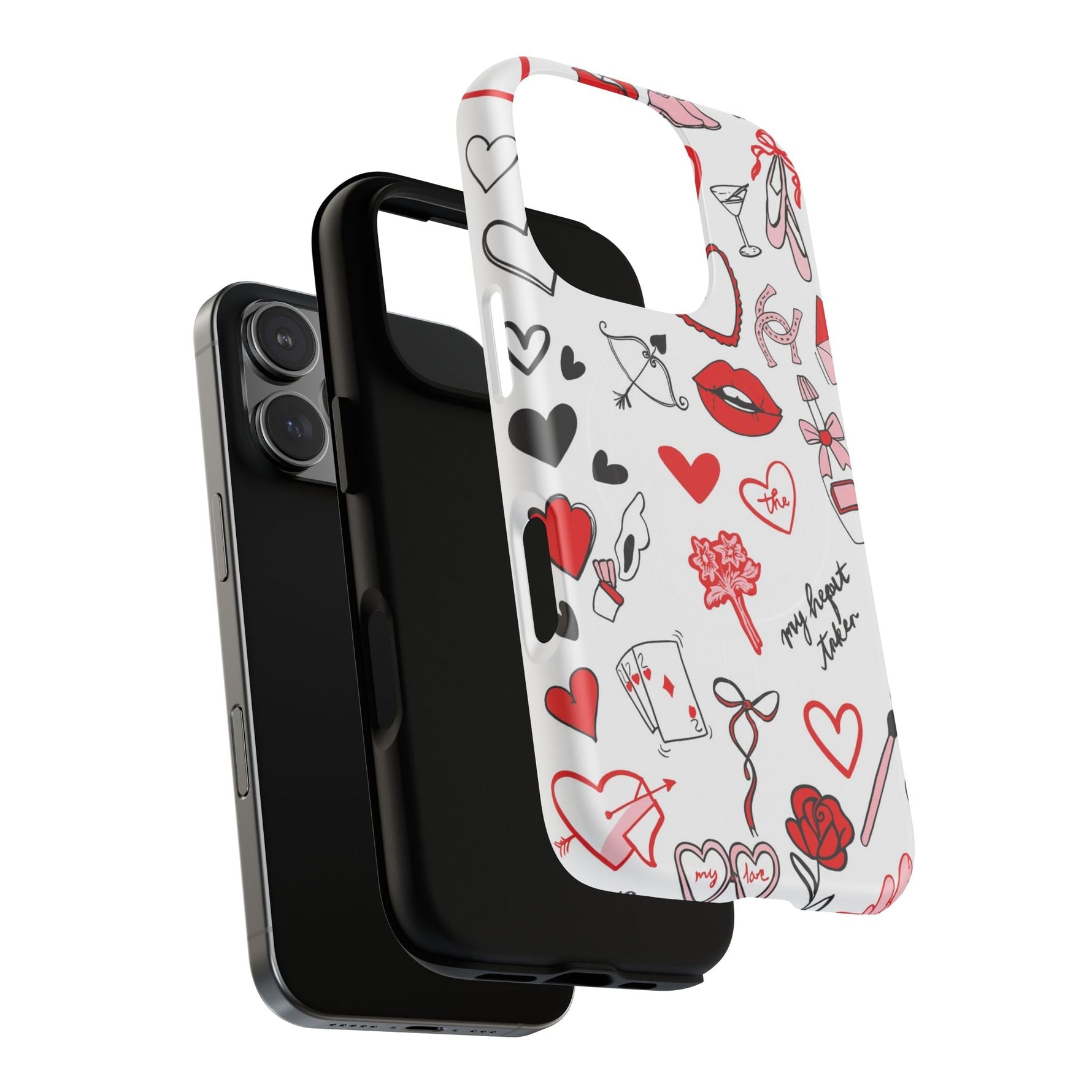 Love Doodle Tough iPhone Case (MagSafe compatible)  Shamo's