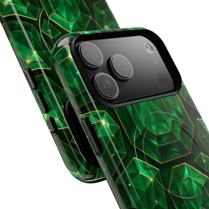 Luxury Series Emerald Gem iPhone Case with MagSafe - Shamo's