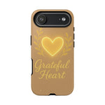 Grateful Heart iPhone Case — Warm Neon Heart  Shamo's iPhone 17 Air / Glossy