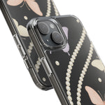 Butterfly Pearl Impact-Resistant Clear iPhone Case - iPhone 17 / Without gift packaging - Shamo's