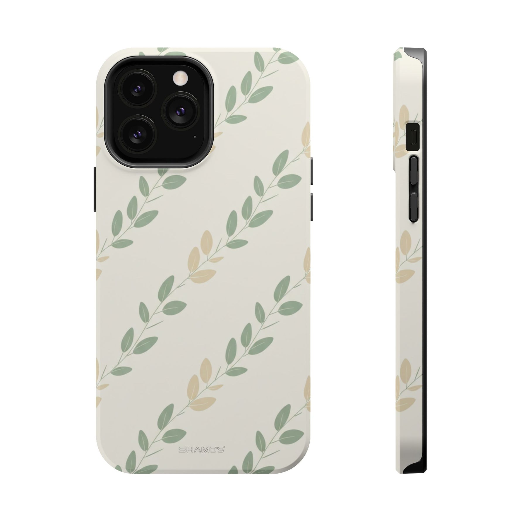 Eucalyptus Floral Laurel Magnetic Impact-Resistant Phone Case with MagSafe - iPhone 13 Pro Max / Matte - Shamo's