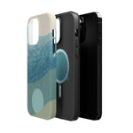 “Calm Over Chaos” Abstract Ocean Wave iPhone Case | MagSafe Compatible  Shamo's