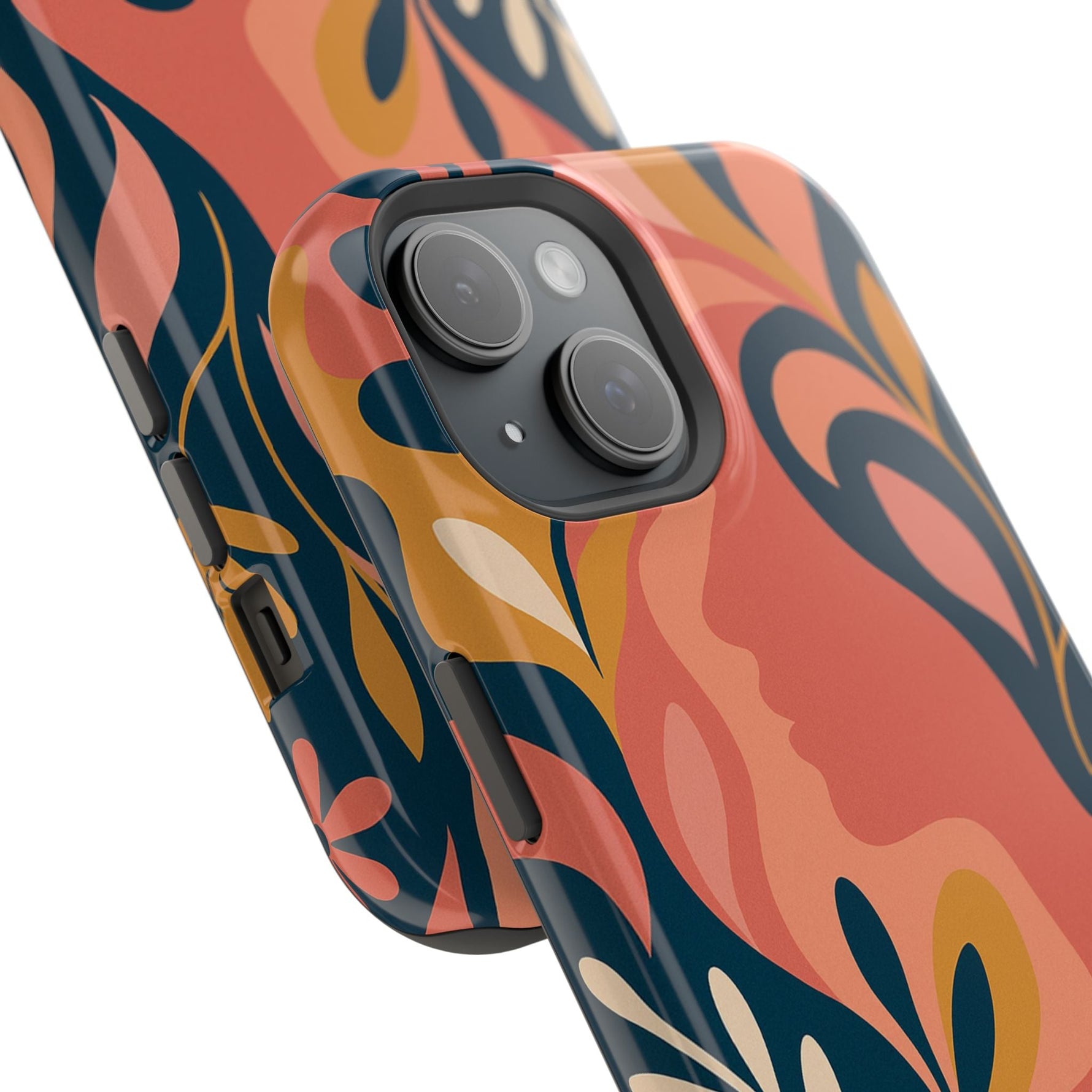 Floral Feminine Abstract MagSafe Impact-Resistant iPhone Case  Shamo's