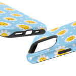 Sunny Daisy MagSafe Compatible Magnetic Phone Case — Impact-Resistant Cover