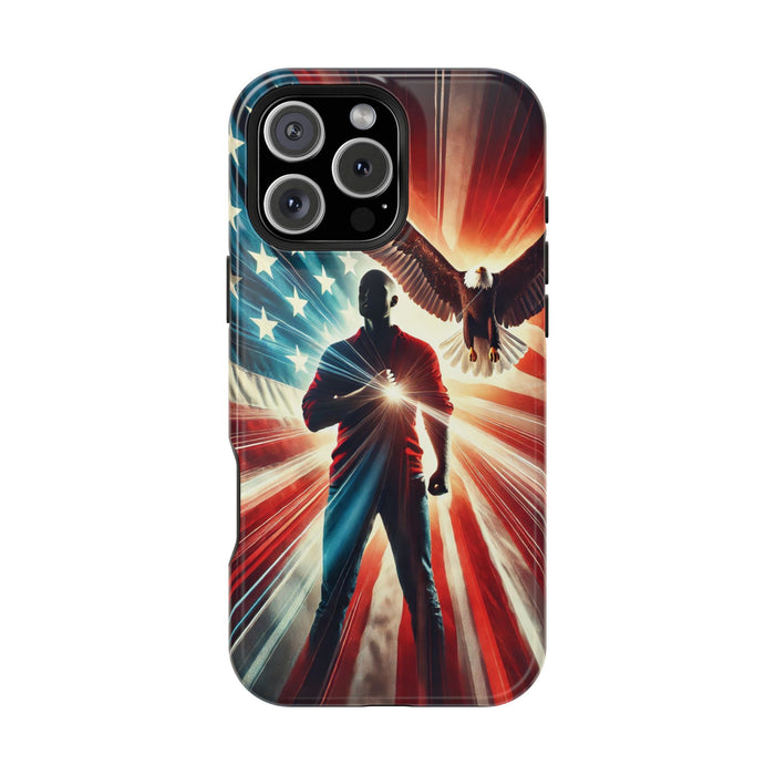 Magnetic Tough Phone Case with MagSafe Compatibility - Proud American Design Edition