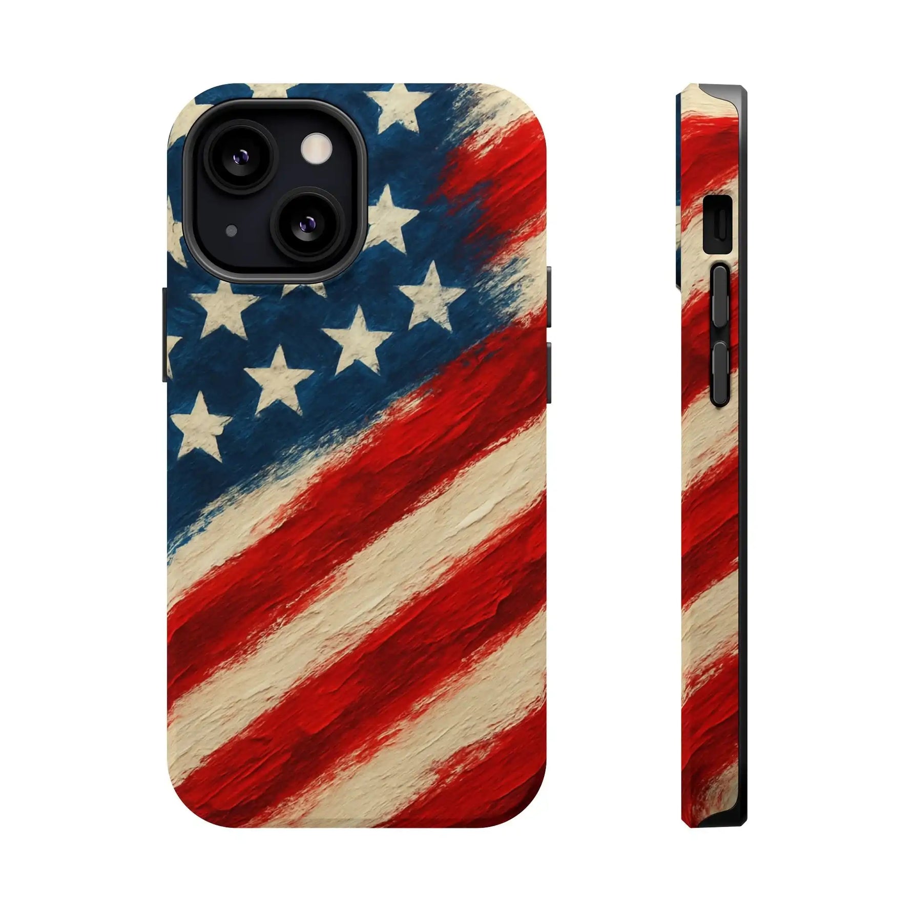 American Flag Tough Phone Case: Show Your Patriotism in Style  Shamo's iPhone 13 Mini / Matte