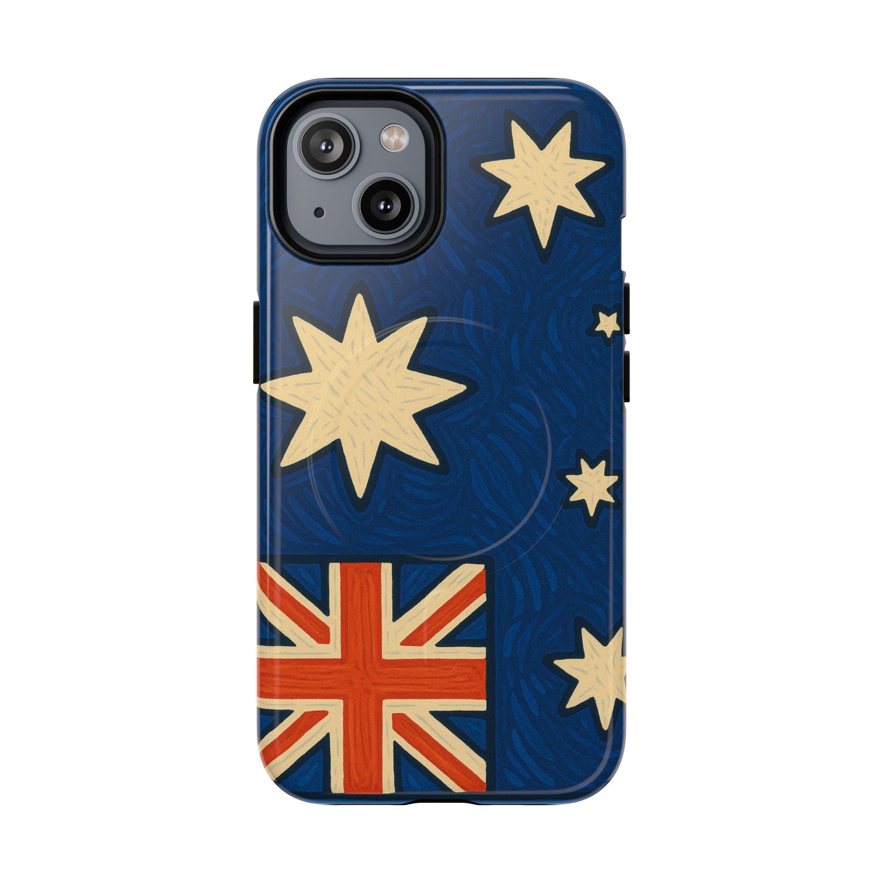 Australian Flag iPhone Case | MagSafe  Shamo's iPhone 14 / Glossy