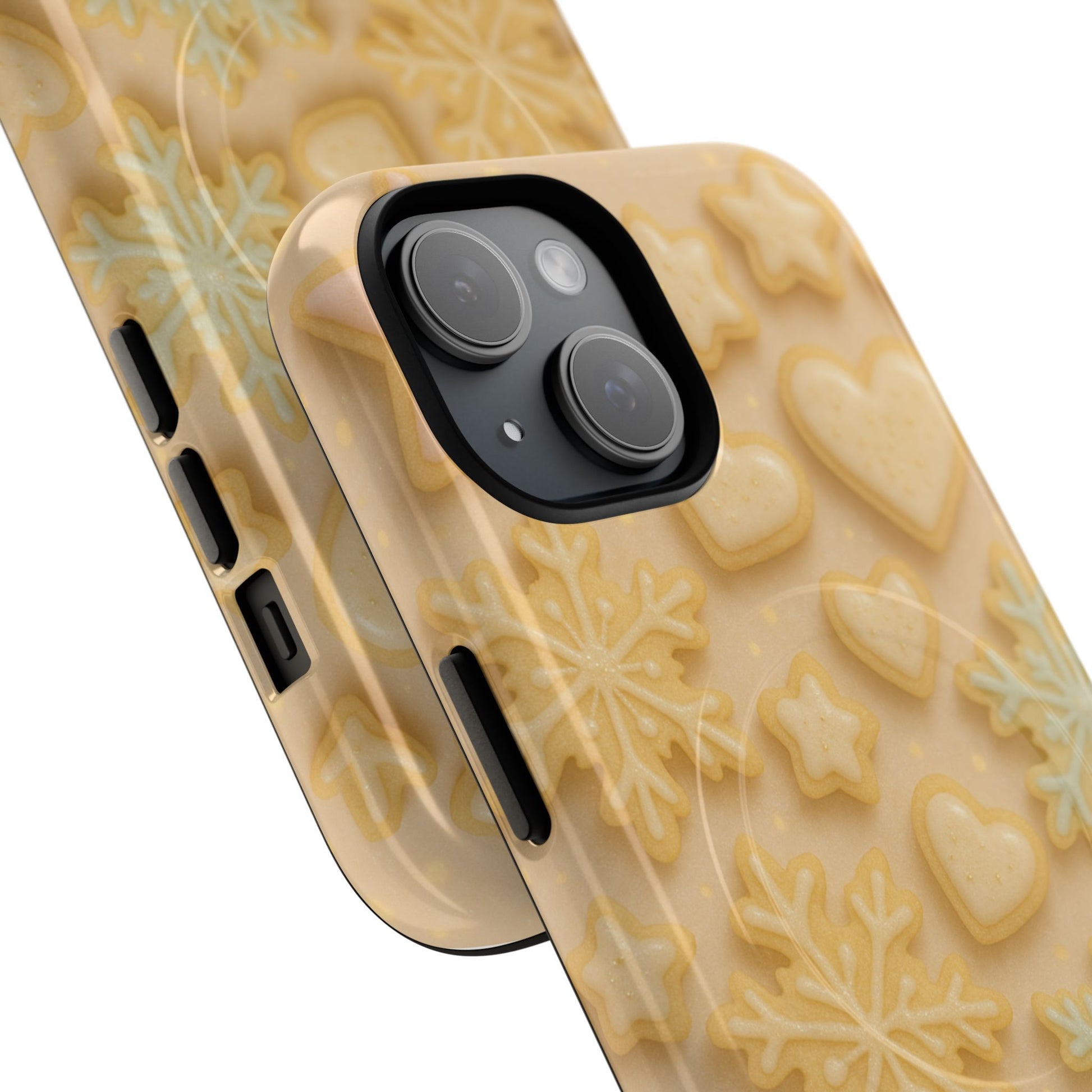 Heart & Snowflake Holiday iPhone Case — compatible with MagSafe - Shamo's