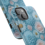 Frozen Floral Rose & Daisy Impact iPhone Case | MagSafe compatible  Shamo's
