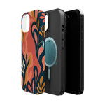 Floral Feminine Abstract MagSafe Impact-Resistant iPhone Case  Shamo's