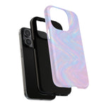 Luxury Series Iridescent Swirl iPhone Case with MagSafe - Shamo's