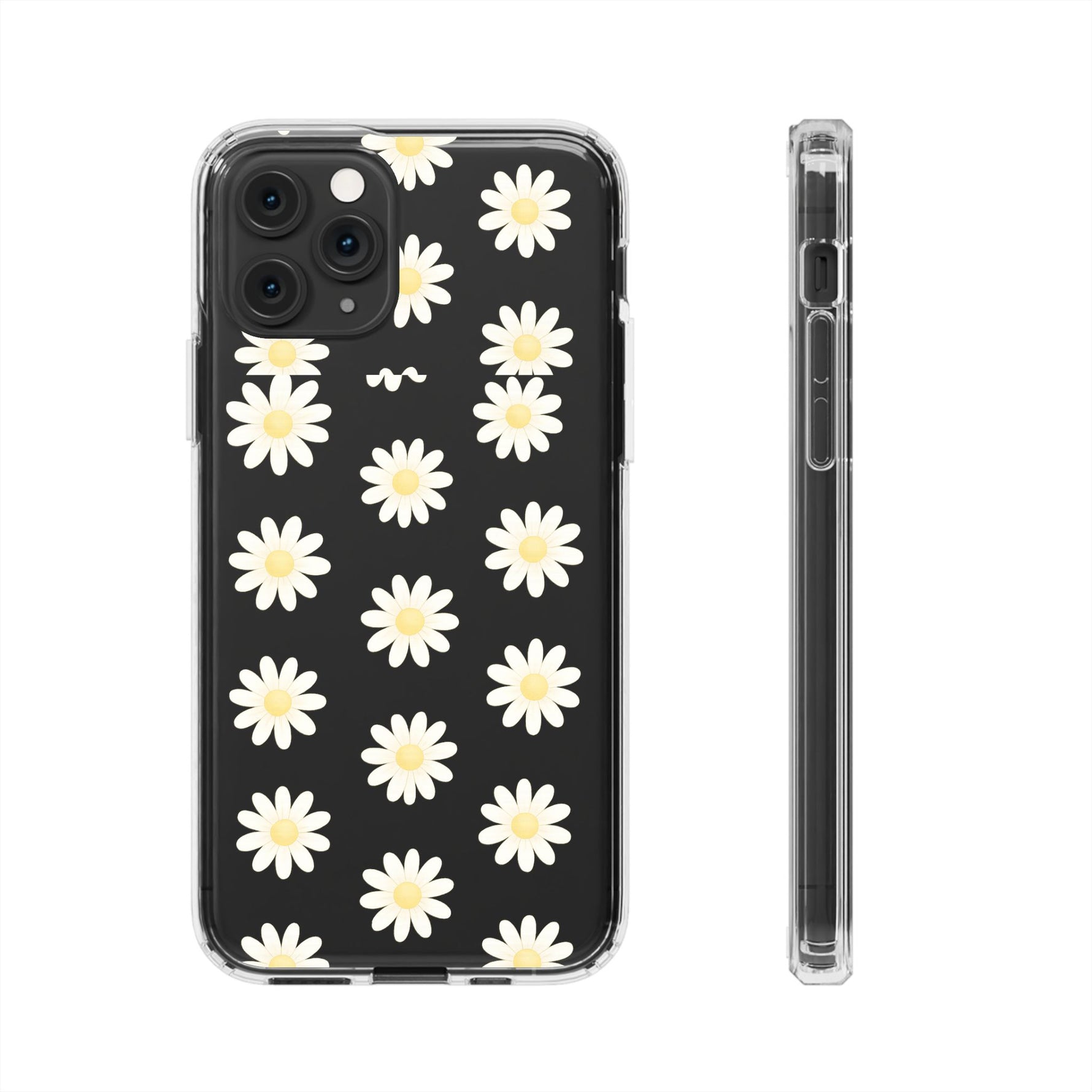 Daisy Floral Clear iPhone Case - Shamo's