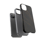 Black Marble Tough iPhone Case  Shamo's