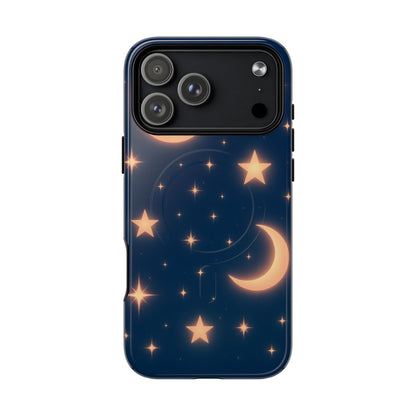 Moon Glow Magic Case for iPhone - Star and Moon Design | MagSafe