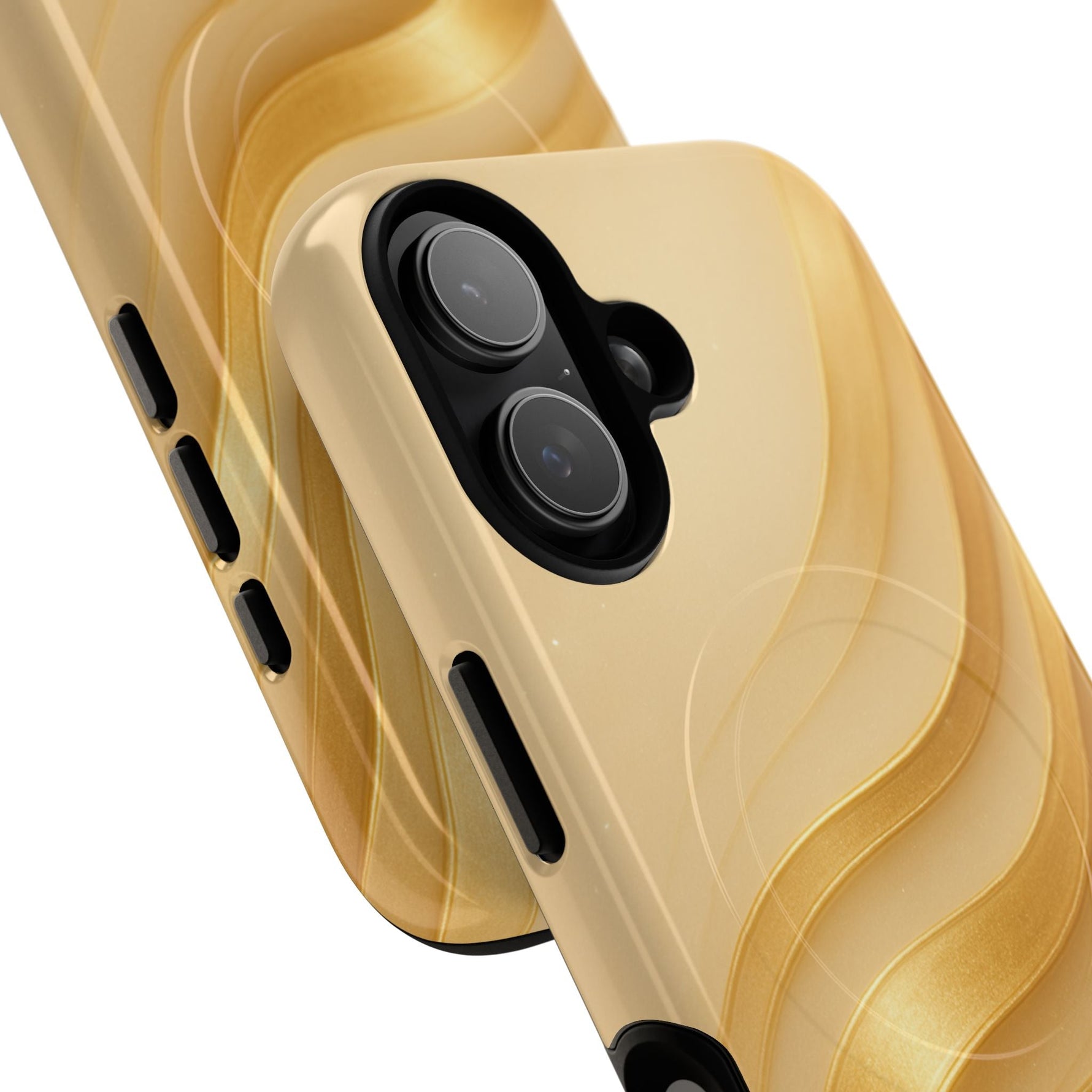 Luxury Series Golden Aura iPhone Case compatible with MagSafe  Shamo's