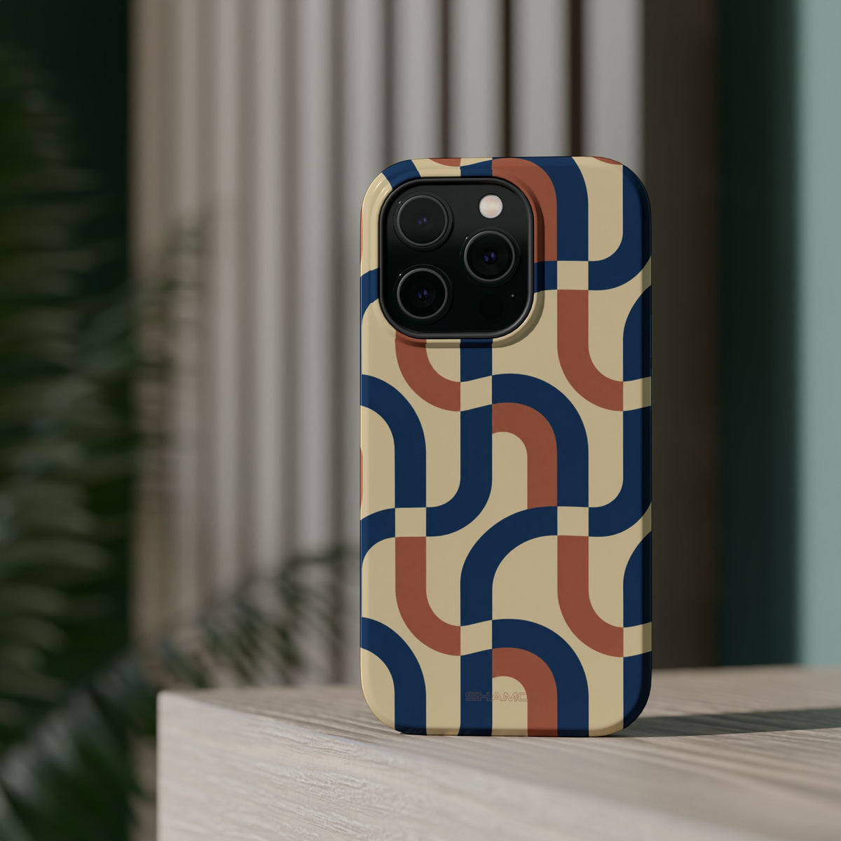 Mod Ribbon – Retro Geometric MagSafe Phone Case