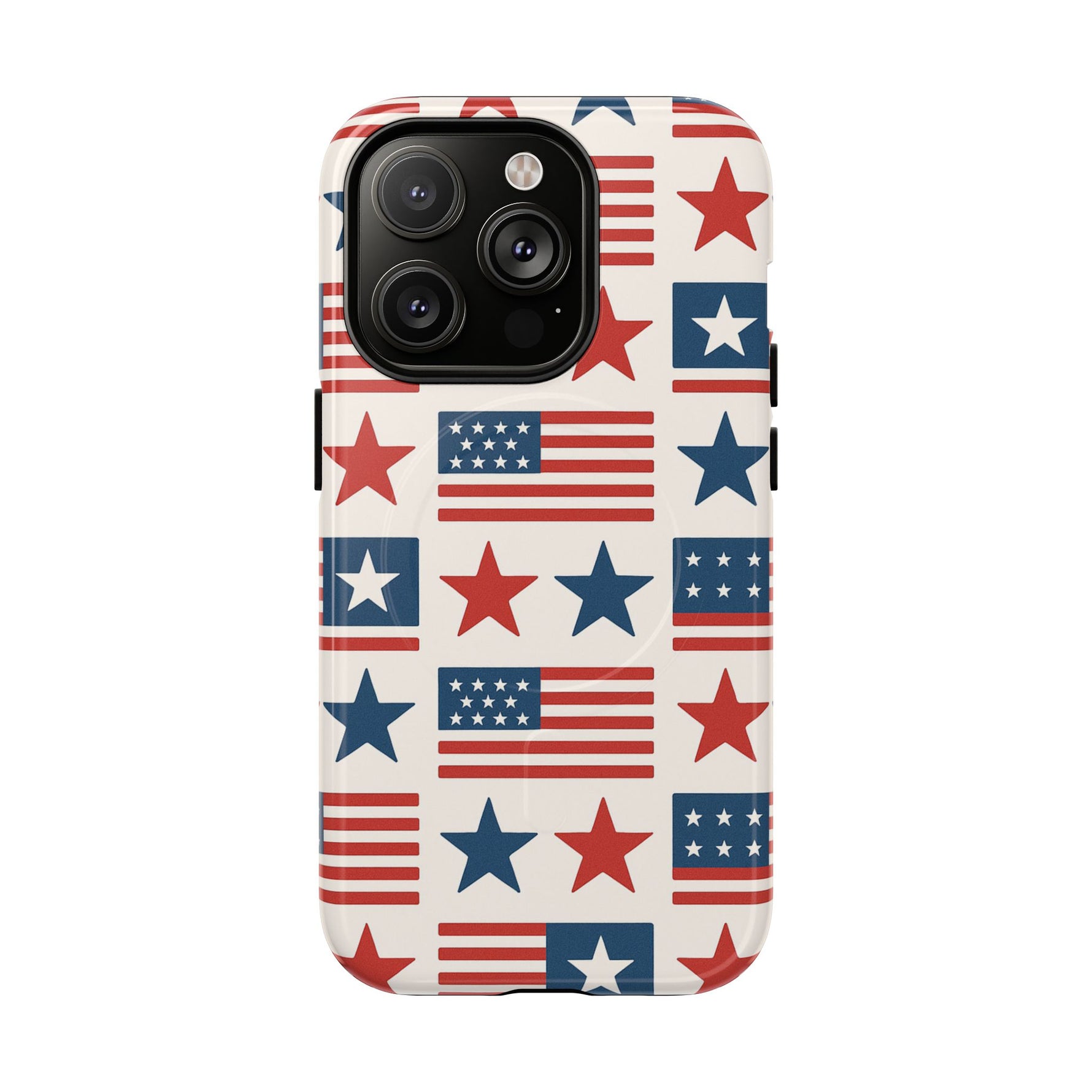Patriotic American Flag iPhone Case | MagSafe