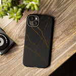 Black Marble Tough iPhone Case  Shamo's
