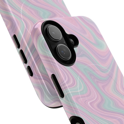 Colorful Marble Pastel Swirl iPhone Case | MagSafe