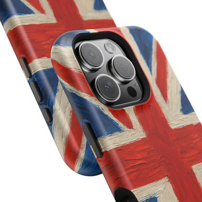 MagSafe Tough iPhone Case — UK Flag Magnetic Impact-Resistant Design  Shamo's