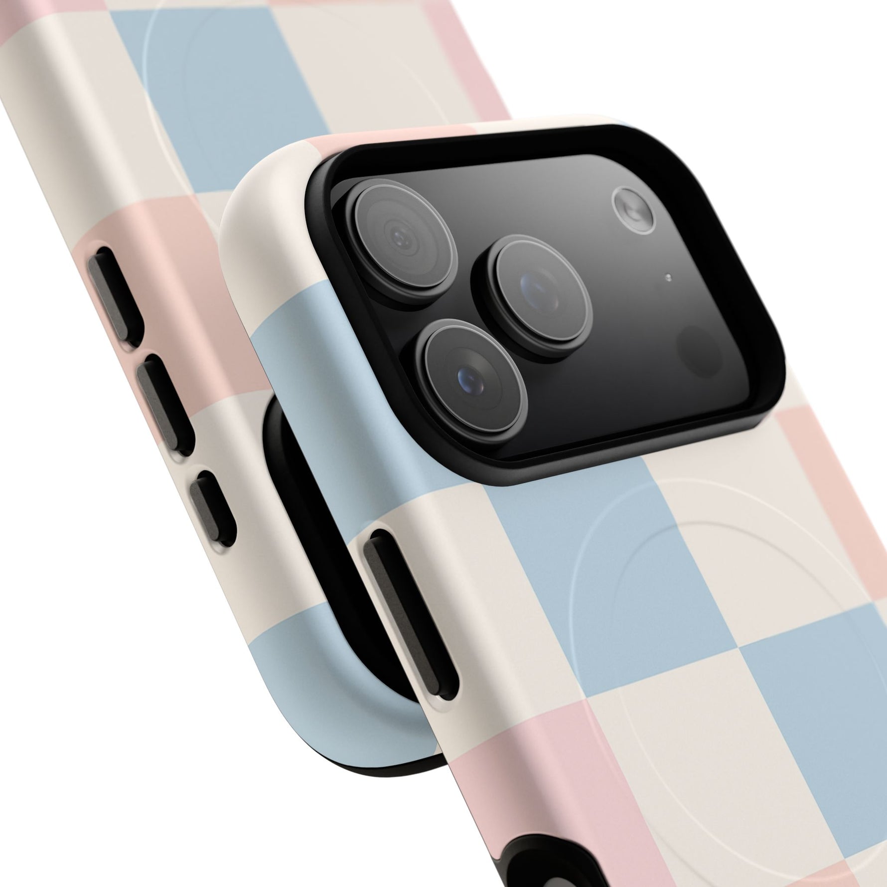 Pastel Checkerboard Pattern iPhone Cases - MagSafe - Shamo's