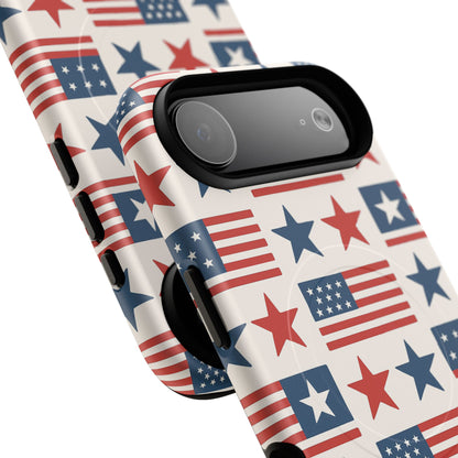 Patriotic American Flag iPhone Case | MagSafe