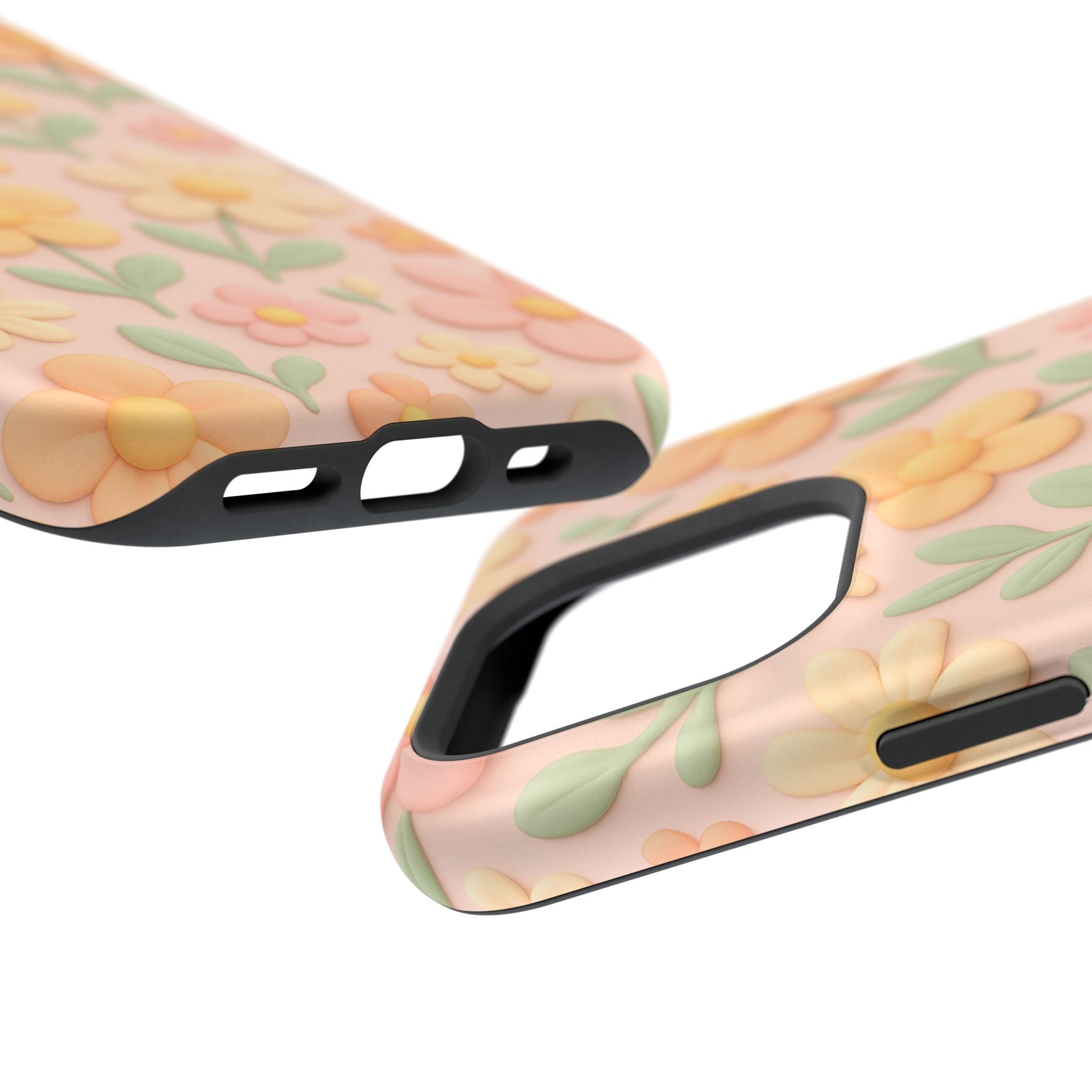 Vintage Floral 3D iPhone Case | MagSafe Compatible - Shamo's