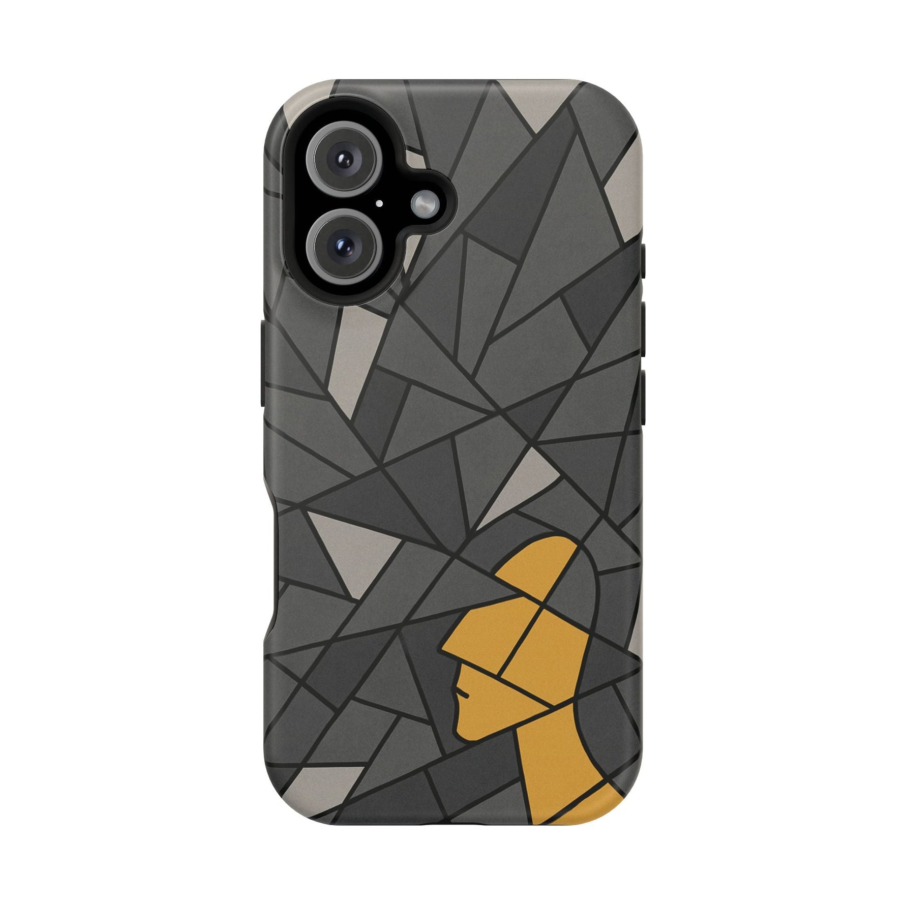 “Rebuilding Myself” Abstract iPhone Case — Magnetic MagSafe Impact-Resistant  Shamo's iPhone 16 / Matte