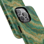 Green Marble iPhone Case with MagSafe - Shamo's