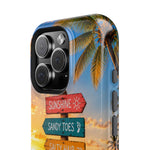 Hello Summer Phone Case — Tropical Beach MagSafe Impact-Resistant Case