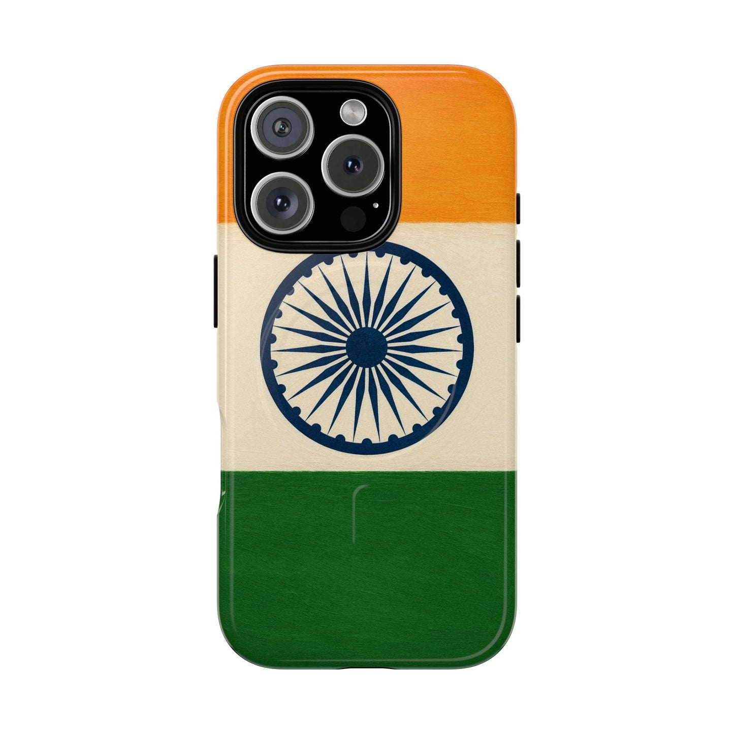 India Flag iPhone Case | MagSafe  Shamo's iPhone 16 Pro / Glossy