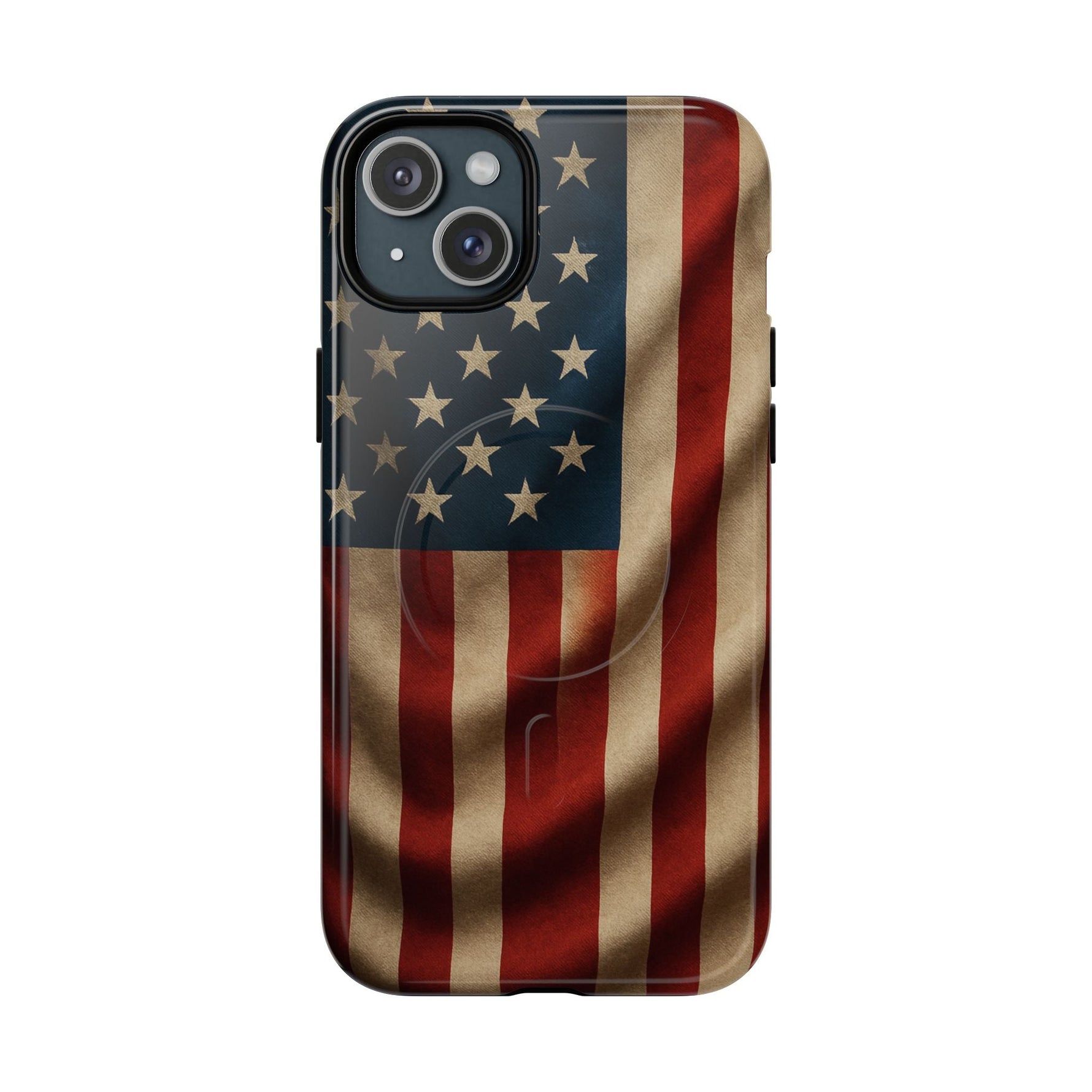 American Flag iPhone Case | MagSafe  Shamo's iPhone 15 Plus / Glossy