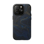 Midnight Marble iPhone Case with MagSafe - iPhone 14 Pro / Matte - Shamo's