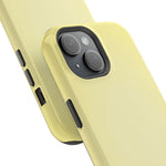Baby Yellow Solid Color MagSafe Compatible Impact-Resistant Phone Case | Slim Protective Cover