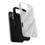 Classic White Marble iPhone Case with MagSafe  Shamo's