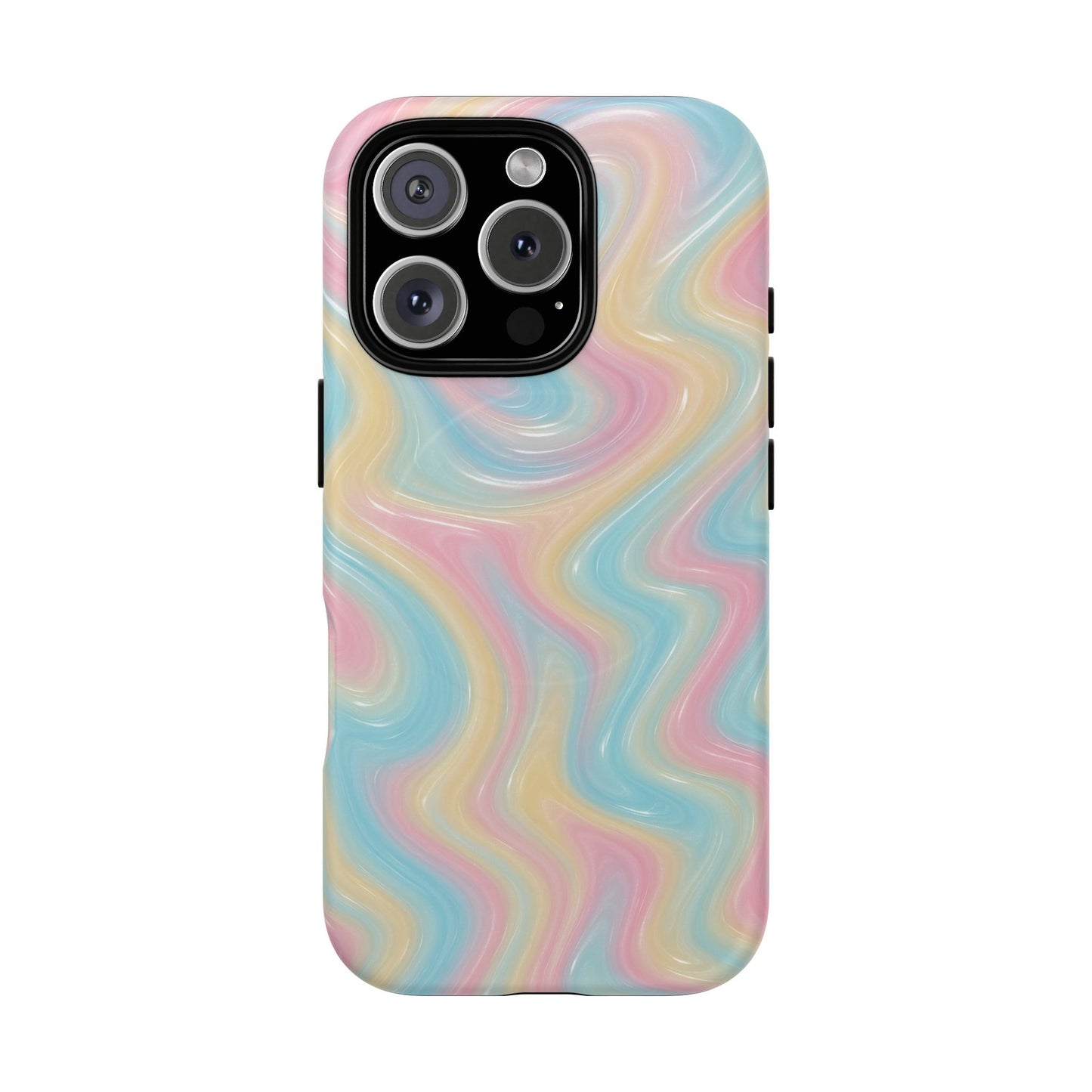 Rainbow Marble Swirl iPhone Case with MagSafe - Shamo's