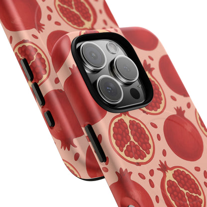 Pomegranate Fruit Tough iPhone Case | MagSafe Compatible