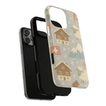 Swiss Chalet Sheep Pattern Tough MagSafe iPhone Case  Shamo's