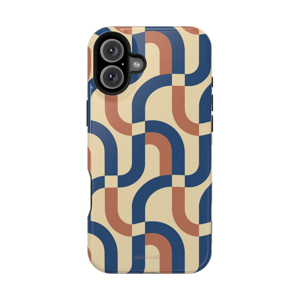 Mod Ribbon – Retro Geometric MagSafe Phone Case