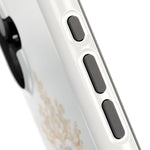 Minimalist Impact-Resistant iPhone Case, Heart Root Illustration ("Growth. Healing. Strength.") MagSafe Compatible - iPhone 17 / Glossy - Shamo's