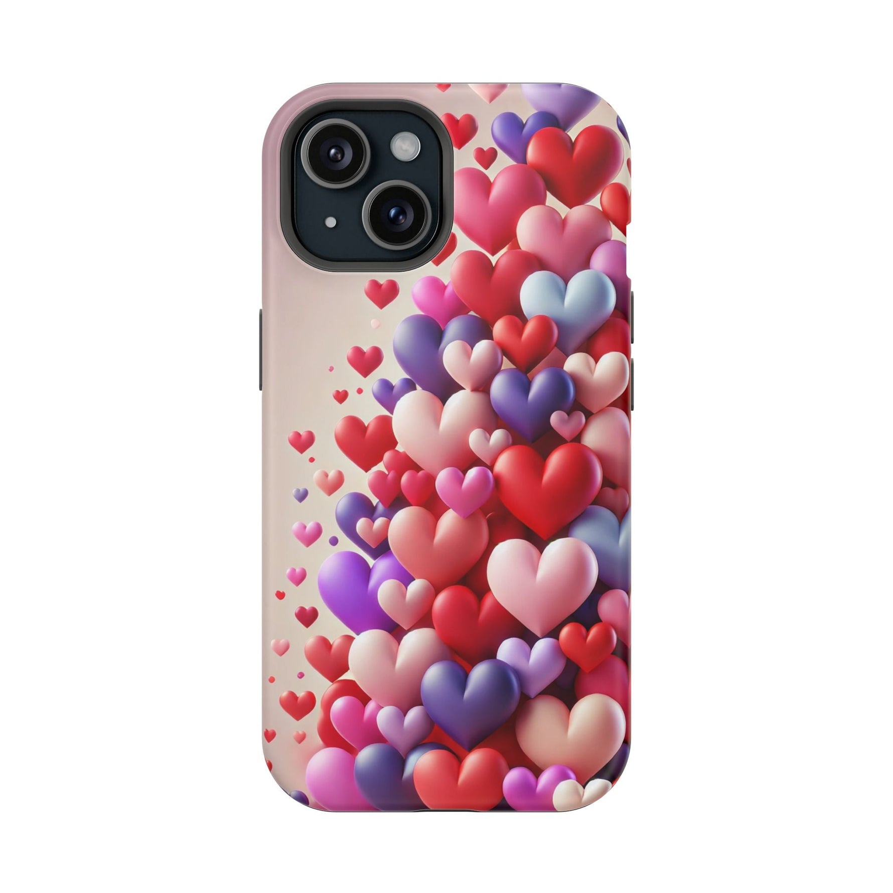 Love Hearts MagSafe iPhone Case — Magnetic, Impact-Resistant  Shamo's iPhone 15 / Matte